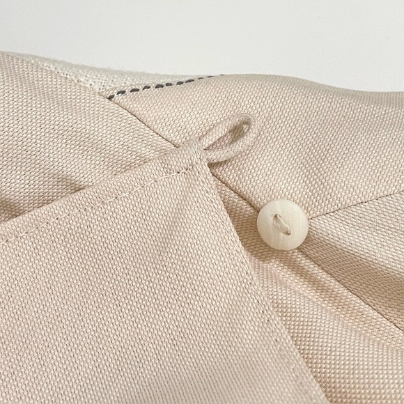 Laura Siegel Hemp Tencel Blend Draped Waterfall Jacket Mixed Media Natural Small - Picture 8 of 11